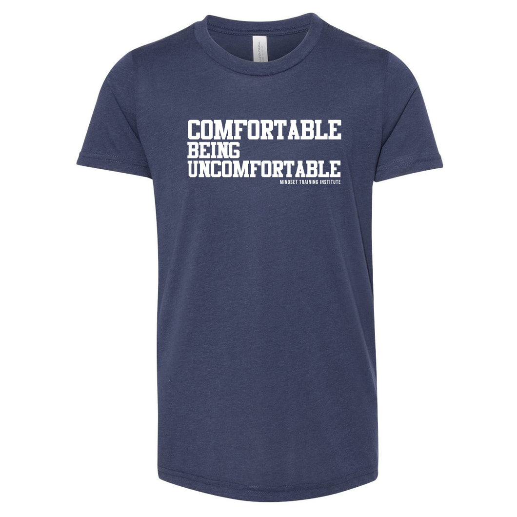 Comfortable Being Uncomfortable Men's Shirt Navy
