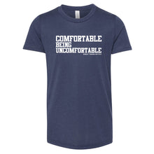Load image into Gallery viewer, Comfortable Being Uncomfortable Men&#39;s Shirt Navy
